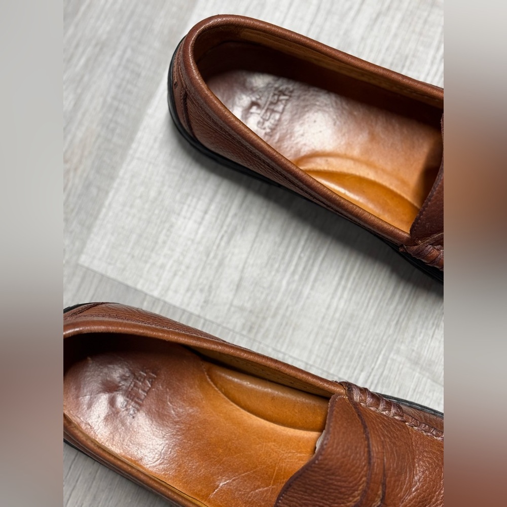 Peter Millar - Driver Penny Loafers in Whiskey - Picture 6 of 7